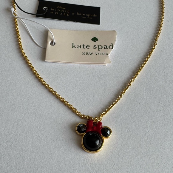 Kate Spade X Disney, Minnie Mouse. Red, Gold, and Black Necklace - Picture 5 of 12